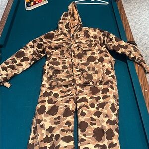 Cabela's Camouflage Coveralls Hoodie